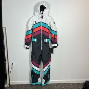 Tipsy Elves Women's Downhill Diva Snow Suit mult sizes, Black